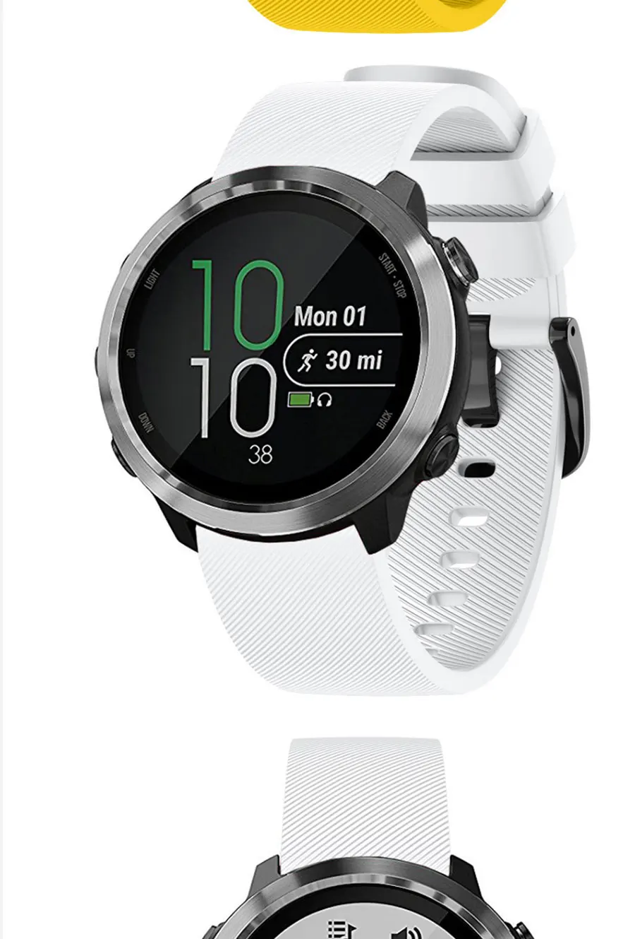 L/S цветной мягкий силиконовый сменный ремешок для Garmin vivoactive 3 vivoactive3 vivomove3 HR умный Браслет для Forerunner 645