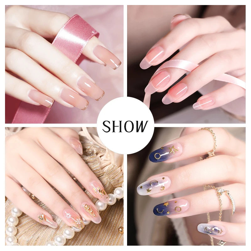 Полигель для наращивания пальцев моделирующий гель отмачиваемый полигель УФ