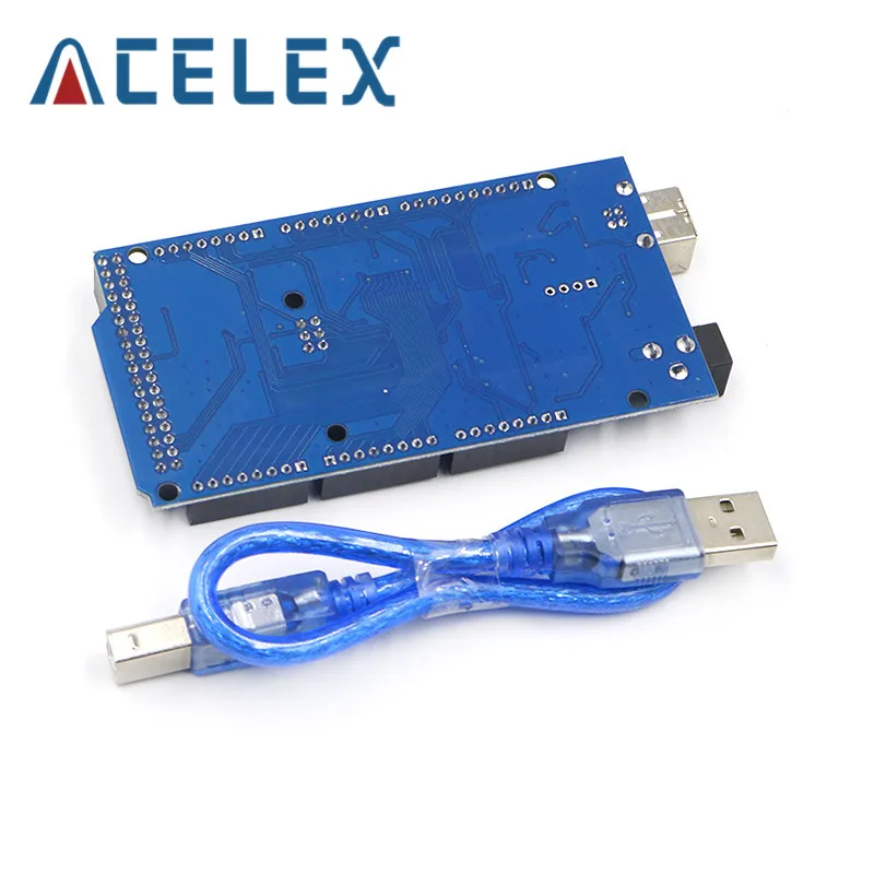 MEGA2560 MEGA 2560 R3 (CH340G) Pro mini AVR USB плата разработки с кабелем для arduino|Детали и аксессуары
