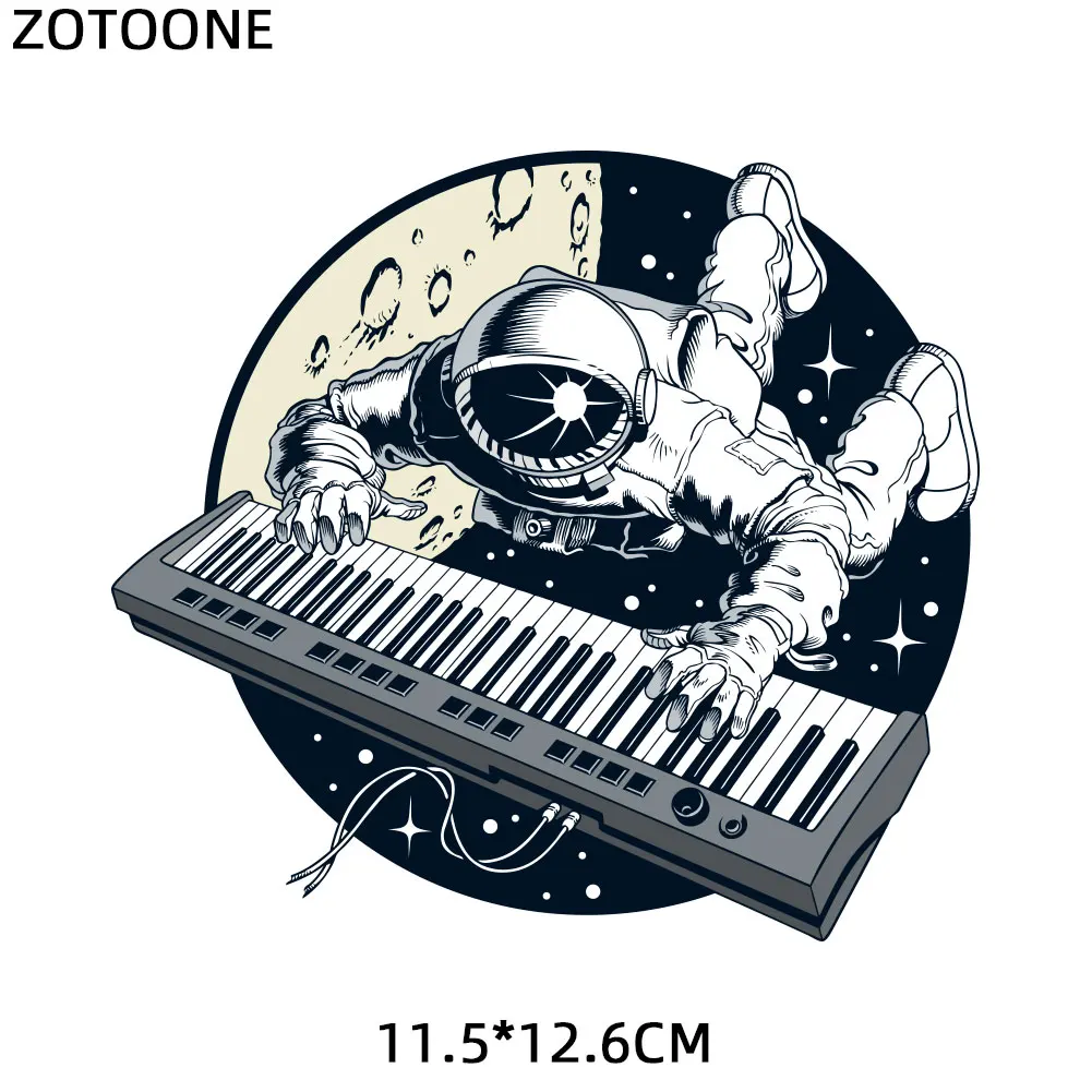 ZOTOONE нашивка с космонавтом, космическая планета, автомобильные наклейки с орлом, железные наклейки для одежды, аксессуары, аппликация, сделай сам, теплопередача G