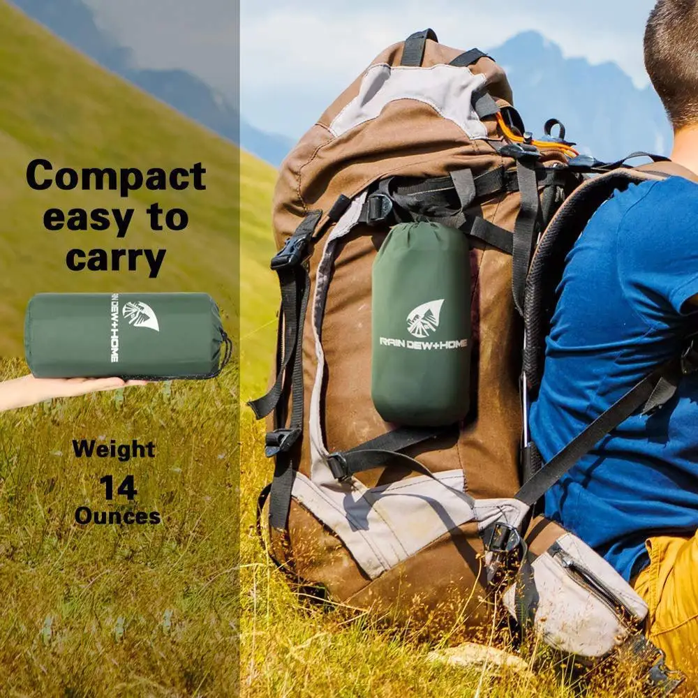 Туристический надувной матрас легкий портативный воздушная подушка коврик для