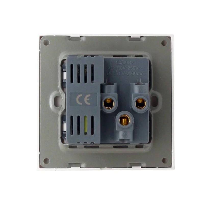 Универсальная настенная розетка с 5 отверстиями USB|Электрические розетки| |