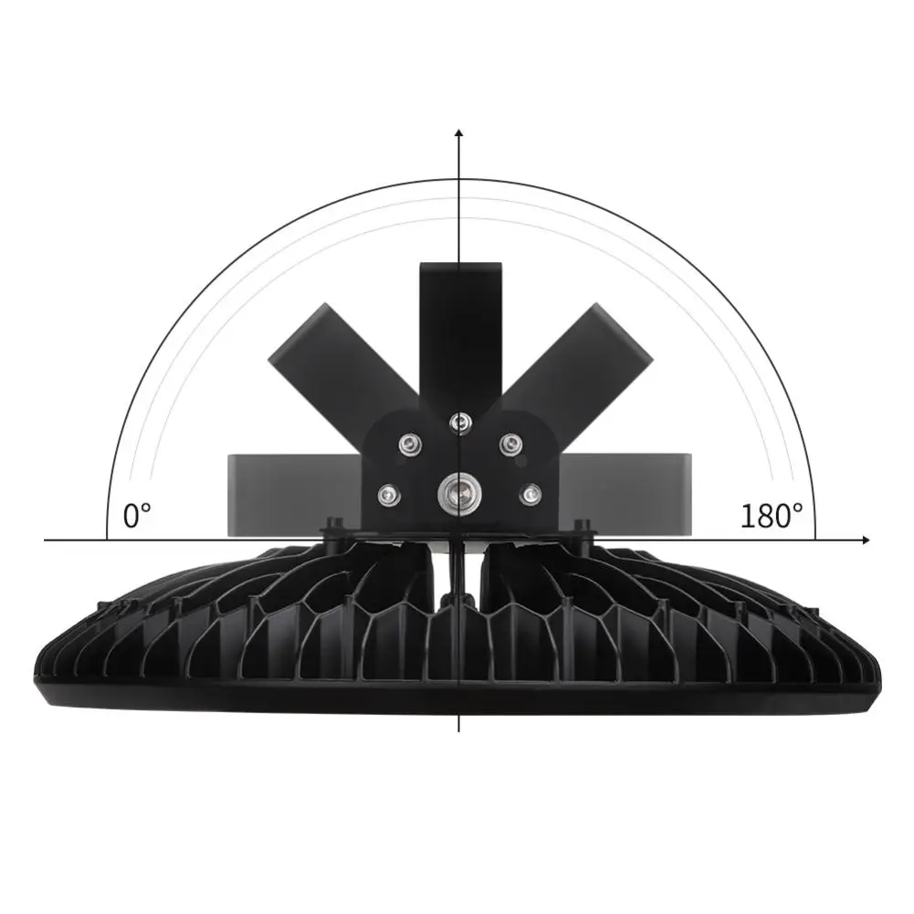 Ультратонкий Светодиодный светильник UFO 200 Вт промышленный настенный 220 В