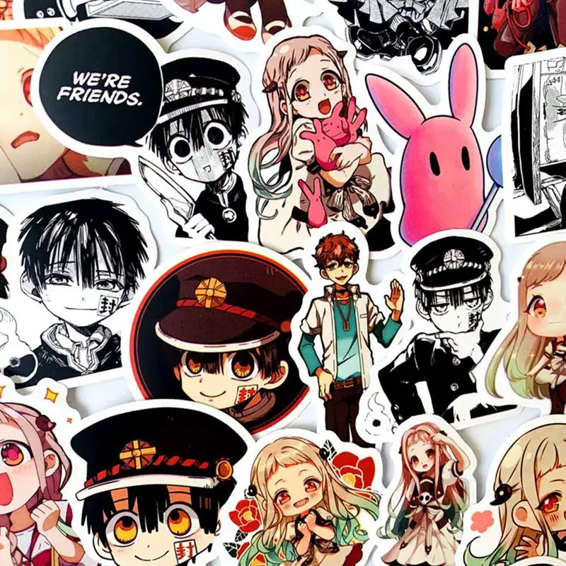 

50PCS/Pack Anime Toilet-Bound Hanako-kun Anime Manga Stickers Suitcase Guitar Stickers