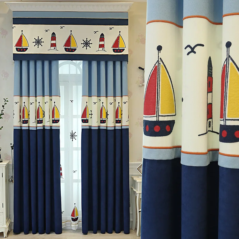 Новинка 2019 занавеска для детской комнаты в средиземноморском стиле плавающее