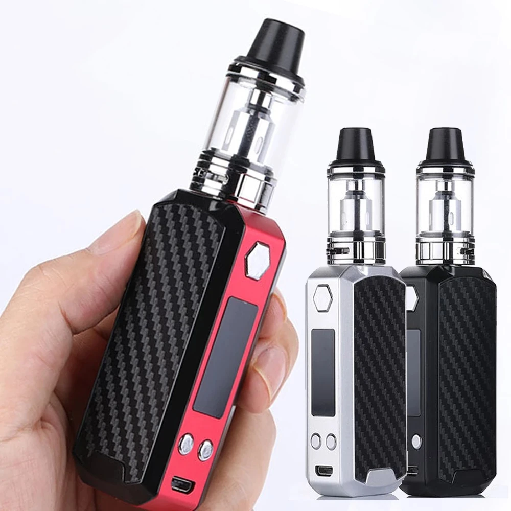 

Universe vape Box Mod 80W KIT with 2200 mAh battery usb charging 2.5ml tank Electronic Cigarette Huge Vapor Starter Kit vs jsld