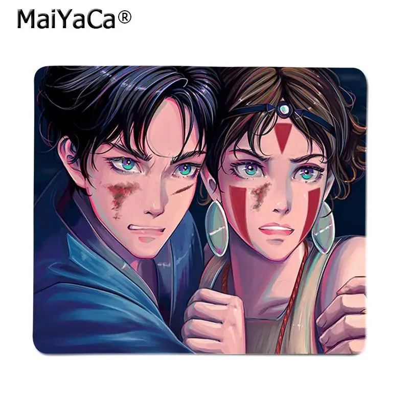 

Maiyaca High Quality Princess Mononoke gamer play mats Mousepad Smooth Writing Pad Desktops Mate gaming mouse pad