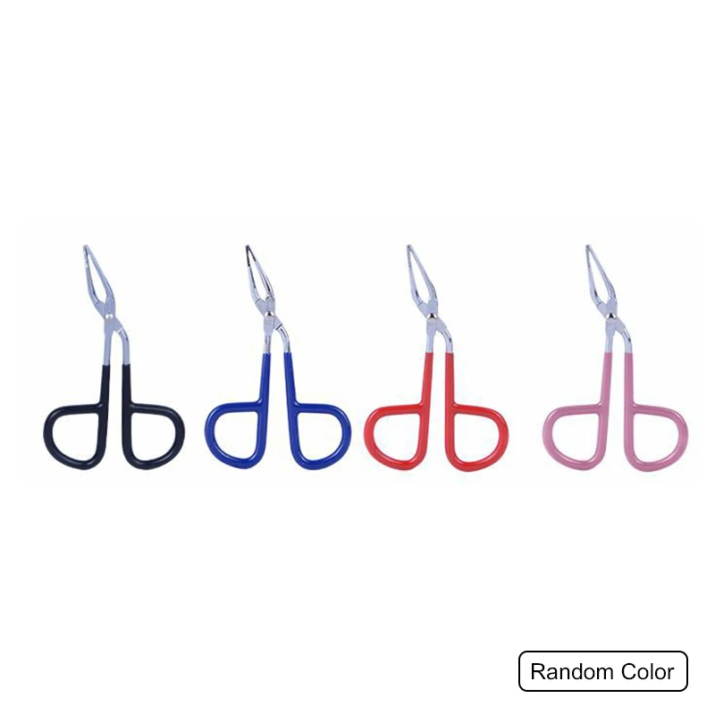 Portable Trimming Eyebrow Tweezer Stainless Steel Clip Makeup Tools Random Color* | Красота и здоровье