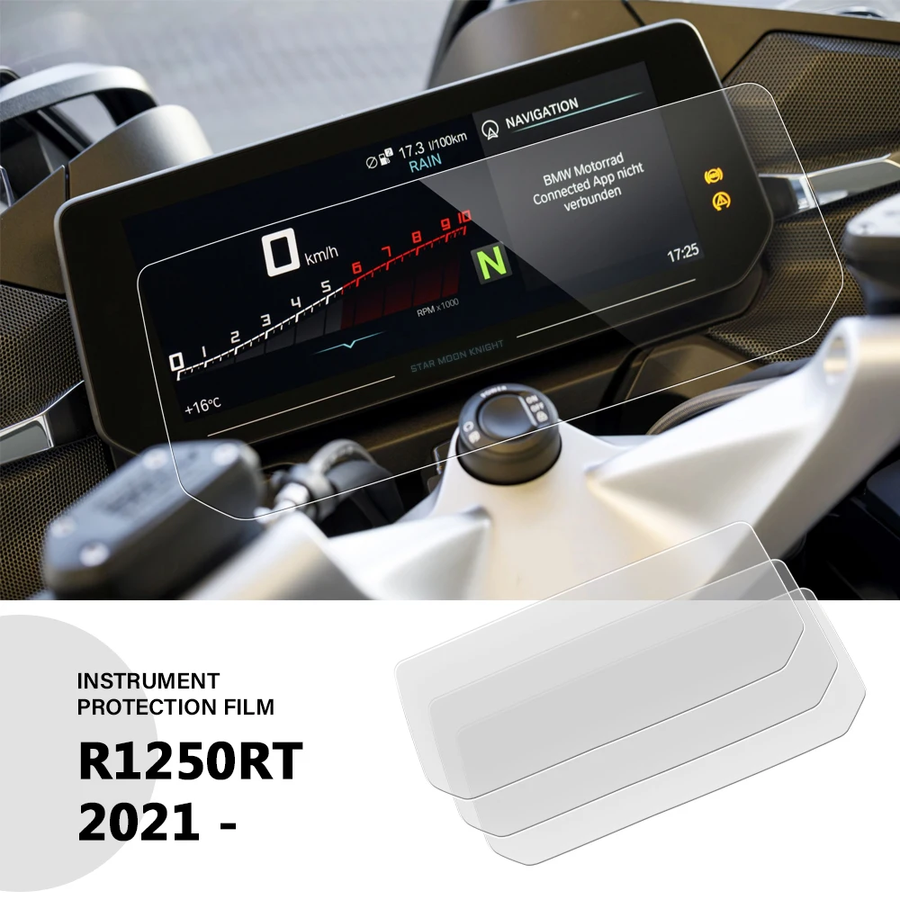 

Fit For BMW R1250RT R 1250 RT ​2021 - Motorcycle Accessories Scratch Cluster Screen Dashboard Protection Instrument Film