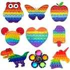 Игрушка-антистресс для взрослых и детей, Радужный динозавр