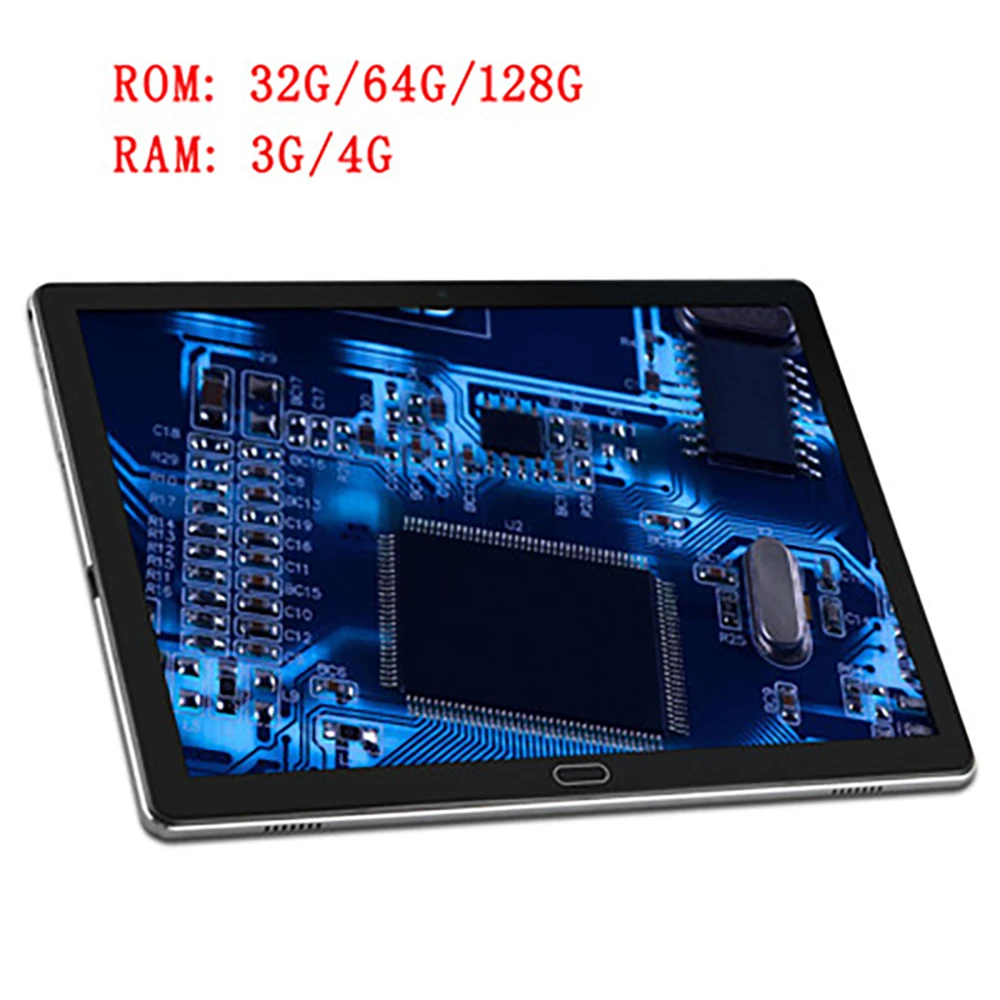 Tablet PC 10.8 Inch IPS 2560*1600 Ten Core 4GB RAM 128GB ROM 13MP Rear 5MP Front 4G Network Phone Calls Tablets Android 8.0 | Компьютеры и