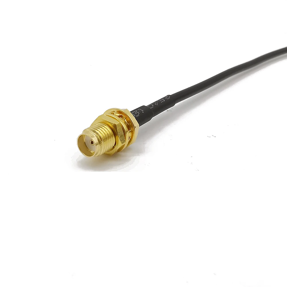 RG174 кабель SMA штекер под прямым углом к Гнездовой разъем с гайкой Coax Pigtail адаптер RF