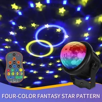festoon led light 6w sound control rgb effect stage light with remote control for party disco performance car atmosphere lights