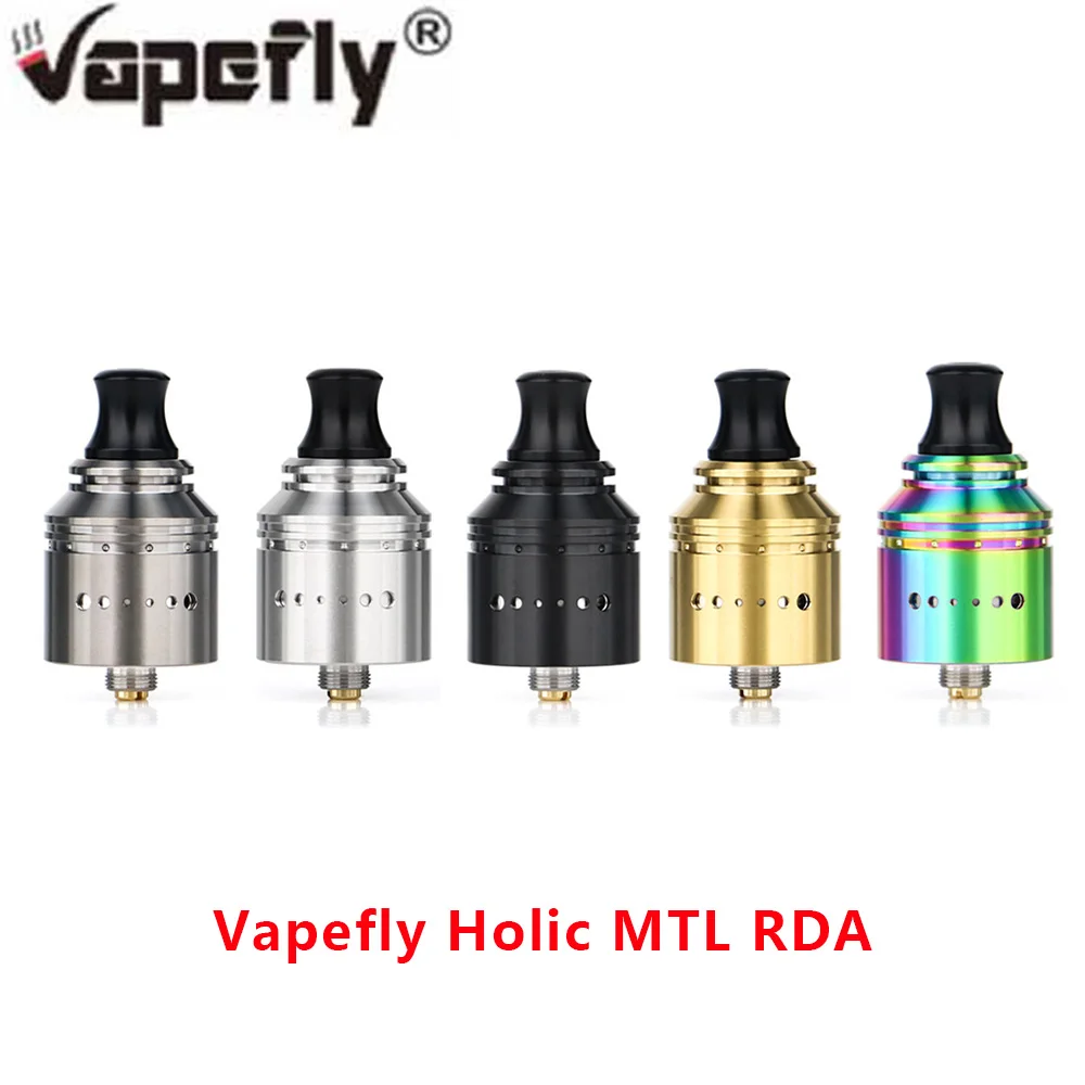 Новейшая электронная сигарета Vapefly Holic MTL RDA с одной катушкой для строительства 22 2