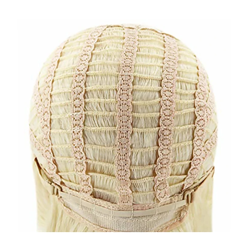 HAIRJOY Woman Synthetic Hair Short Straight Blonde Pixie  Haircut  Wig