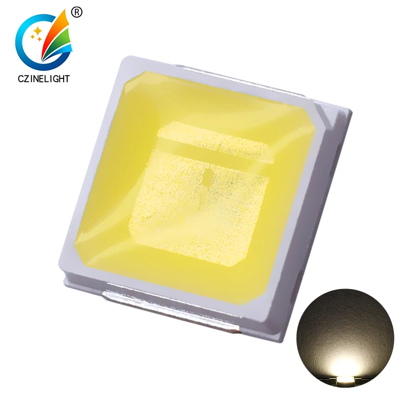1000pcs/Tray Czinelight High Bright Lamp Bead 5054 Smd Led Natural White Emitting Diode