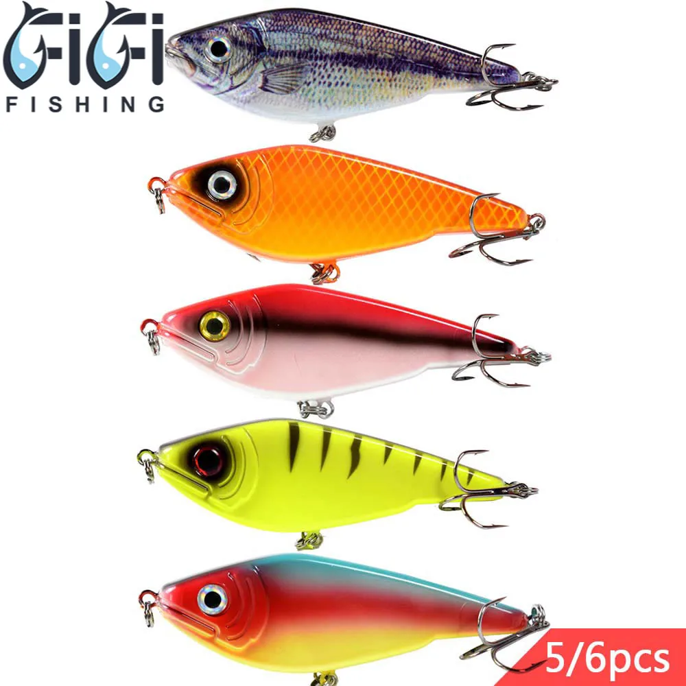 5 6 штук в партии опускается на дно Джеркбейт рыболовный приманки 120 мм 51 г