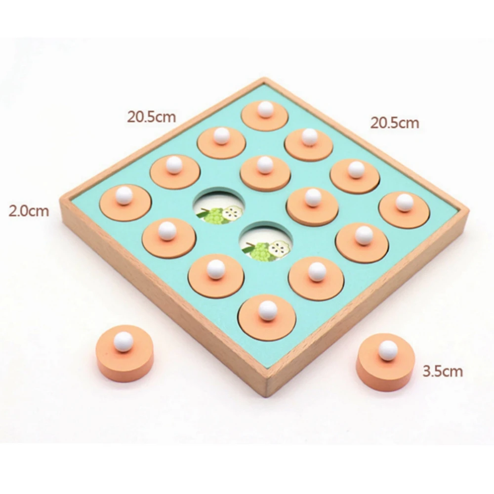 

Kids Party Game Wooden Memory Match Stick Chess Game Fun Block Board Game Educational Montessori Toy for Children