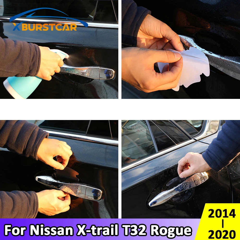 Xburstcar Защитная пленка для дверей Nissan X trail T32 Rogue 2014 2020 4 шт.|Наклейки на автомобиль| |
