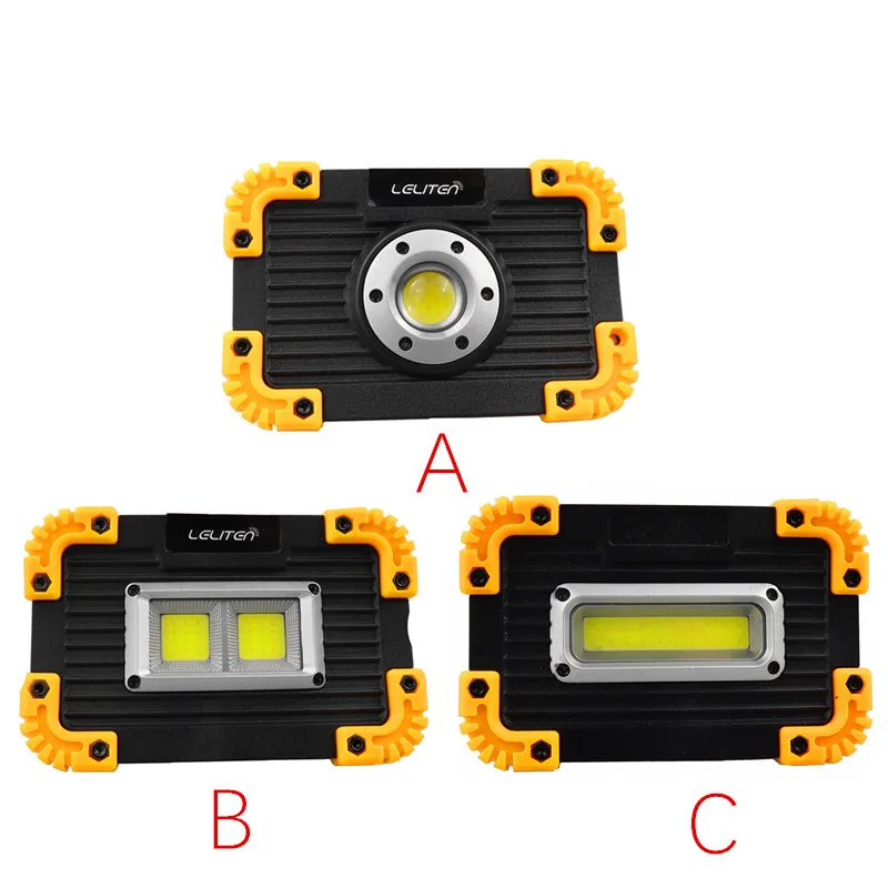 Портативный светодиодный фонарик COB с зарядкой от USB фонарь для кемпинга и охоты