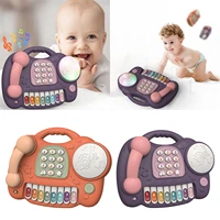 children pretend play simulation telephone toy real ringing sounds kids gifts