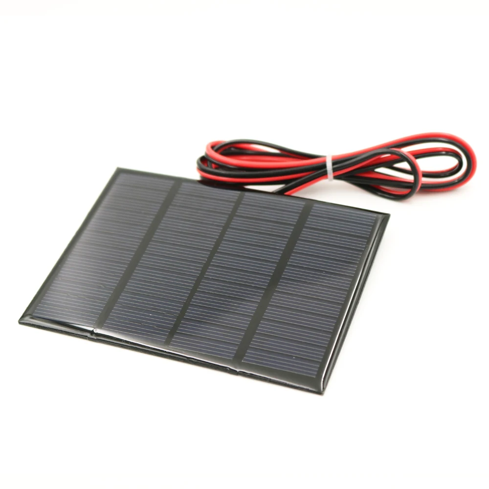 Поликристаллический кремний DIY Батарея кремния 12V 1,5 W Панели солнечные Стандартный эпоксидной Мощность зарядный Модуль 115x85 мм Мини Солнечная батарея