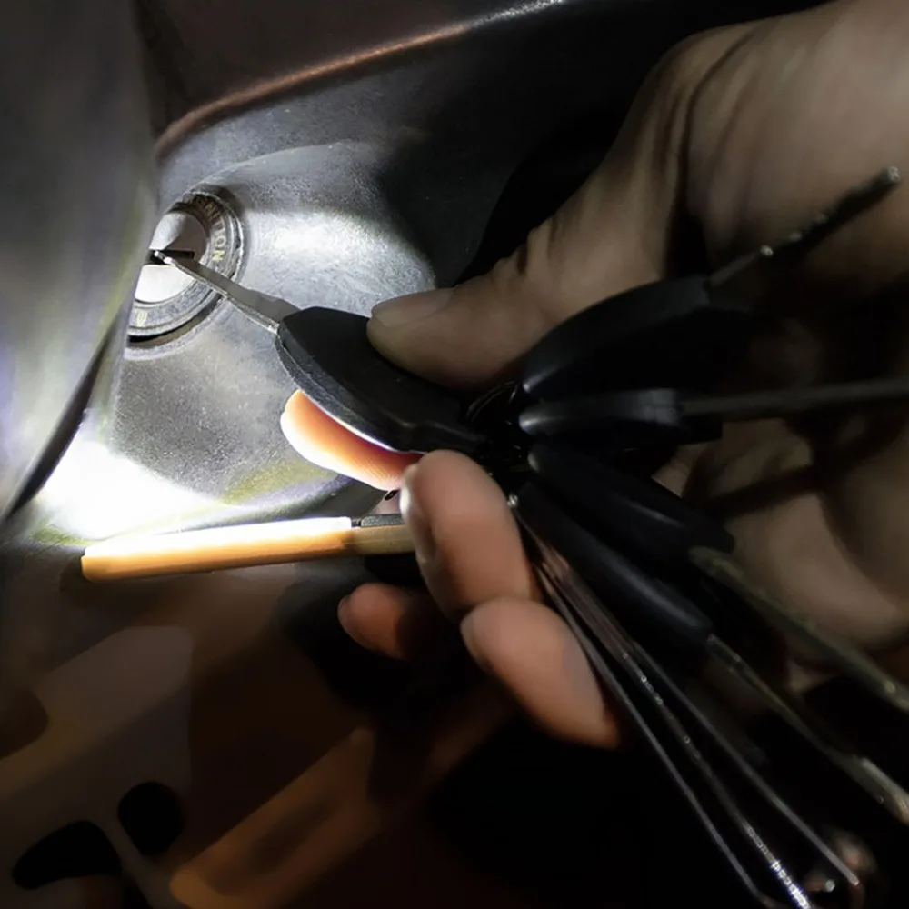 2019 Mini ABS LED Flashlight Light Key Shape Chain Ring Keychain Lamp Torch Emergency Camping | Освещение