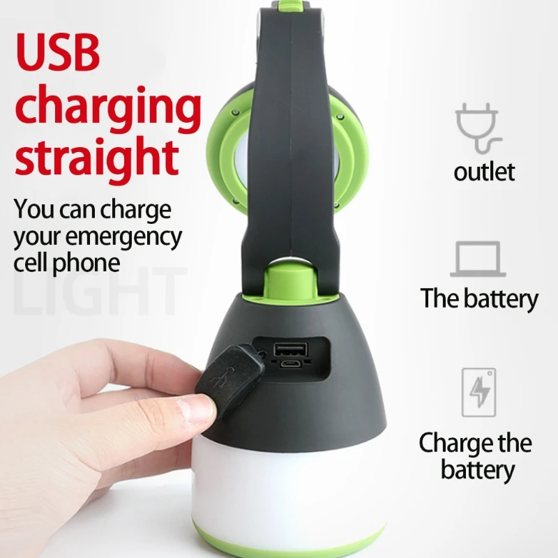 

Camping Lantern Rechargeable Camping Lights for Tents Power Bank IPX45 Waterproof Flashlights for Camping Outdoor Indoor