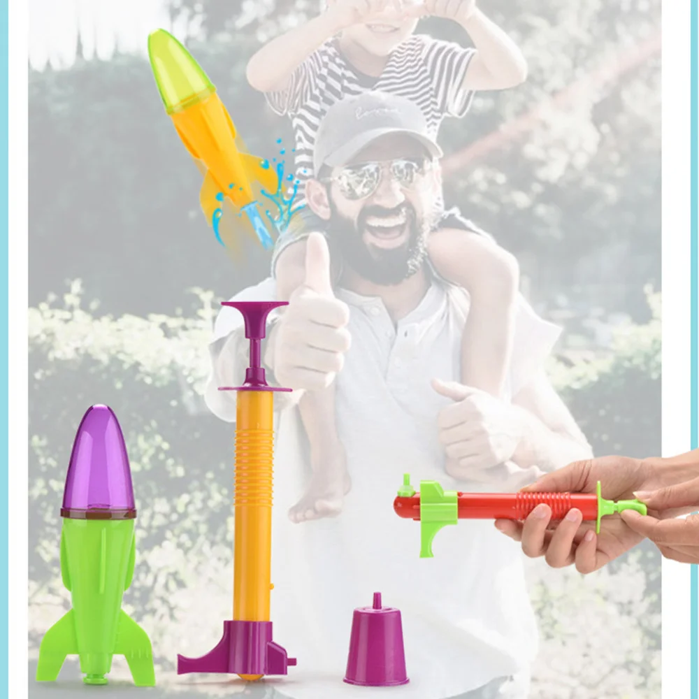 1 комплект ракетных пусковых установок ручной насос ракета шутер подарок на день