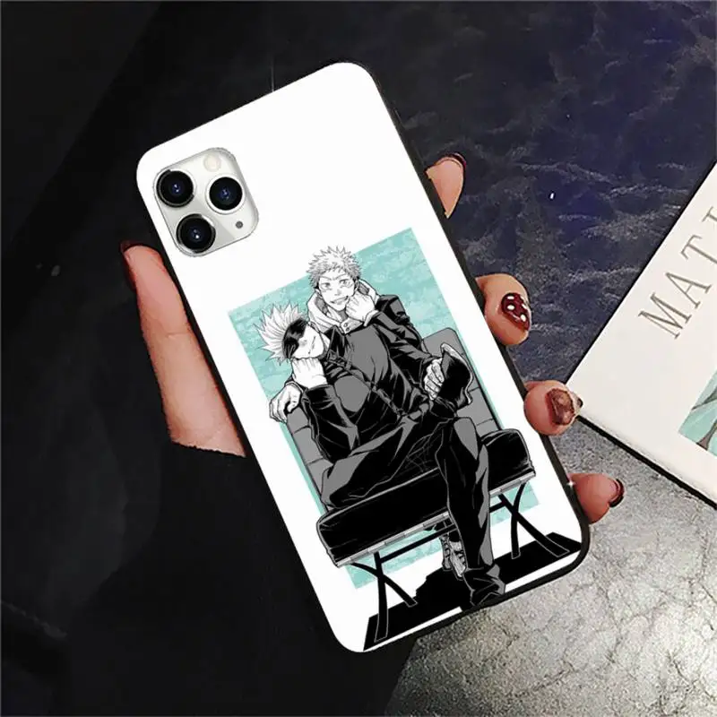 

Jujutsu Kaisen Satoru Gojo Comics Phone Case for iPhone 11 12 pro XS MAX 8 7 6 6S Plus X 5S SE 2020 XR mini