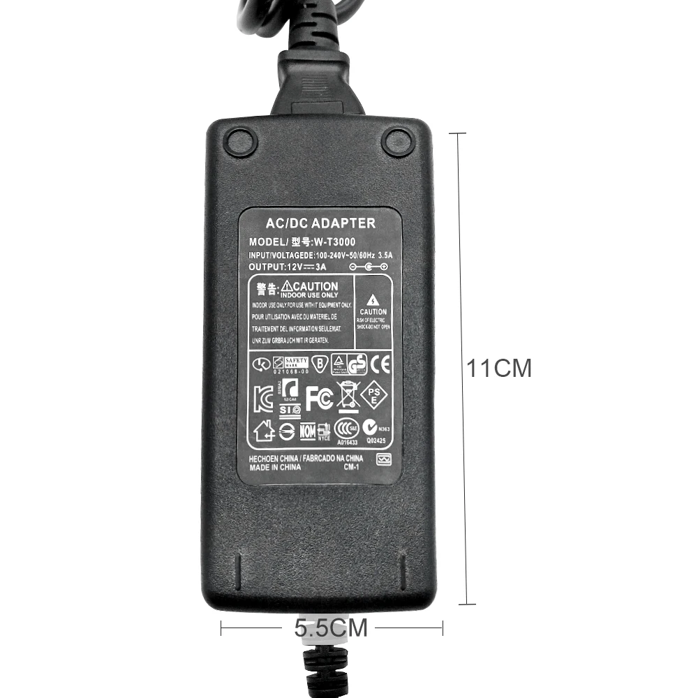 12V адаптер питания DC12V Универсальный светодиодный адаптер лампы 3A блок питания для 5050 2835 Светодиодные полосы света