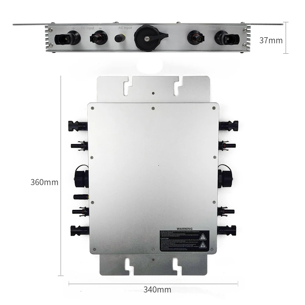 IP65 водонепроницаемый MPPT 1400 W Сетка Tie Micro Инвертор 22-50 V постоянного тока до 110 V/220 V для 36 V 1400 W PV системы