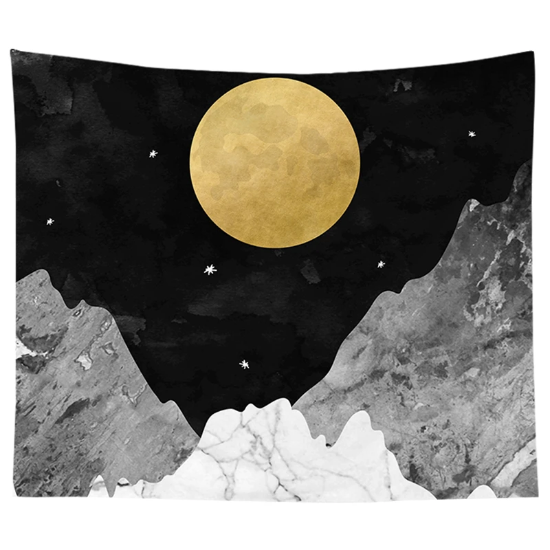 

Zerolife 2022 Tapestry Wall Hanging Cloth Scene Bedroom Home Decor Multiple Sizes Nordic Style Watercolor Printing Tapestries