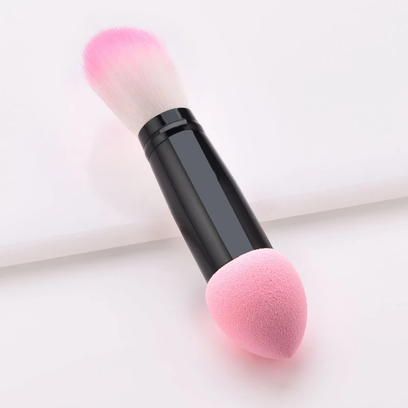 1 шт. профессиональная кисточка для румян нейлоновые кисти макияжа две головки