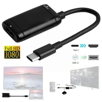 1pc usb c type c to hdmi compatible splitter with power c for mhl tablet converter android to port phone female type function