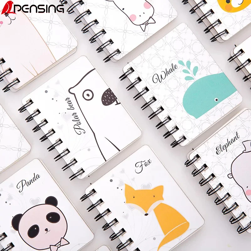 Kawaii Животные Мини-блокнот милый для дневника списка дел 2020 назад в блокноты на