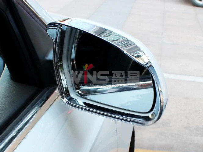 Хромированная накладка на дверное Зеркало для Audi Q3 2012 2013 2014 2015 2016 декоративные