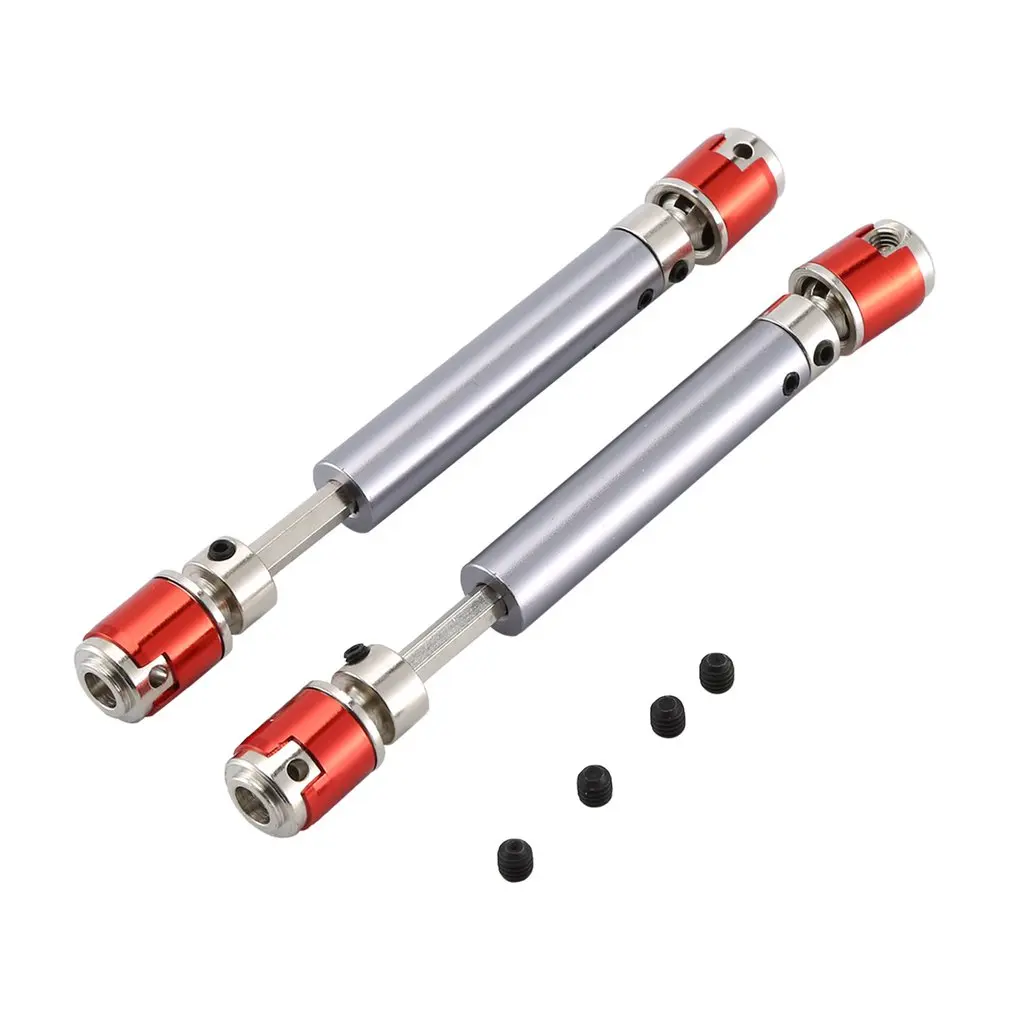 2PCS RC Cars Metal Drive Shaft 105/110-150mm for Axial SCX GMADE RC4WD TRX-4 Rock Crawler Upgraded Parts Accessories