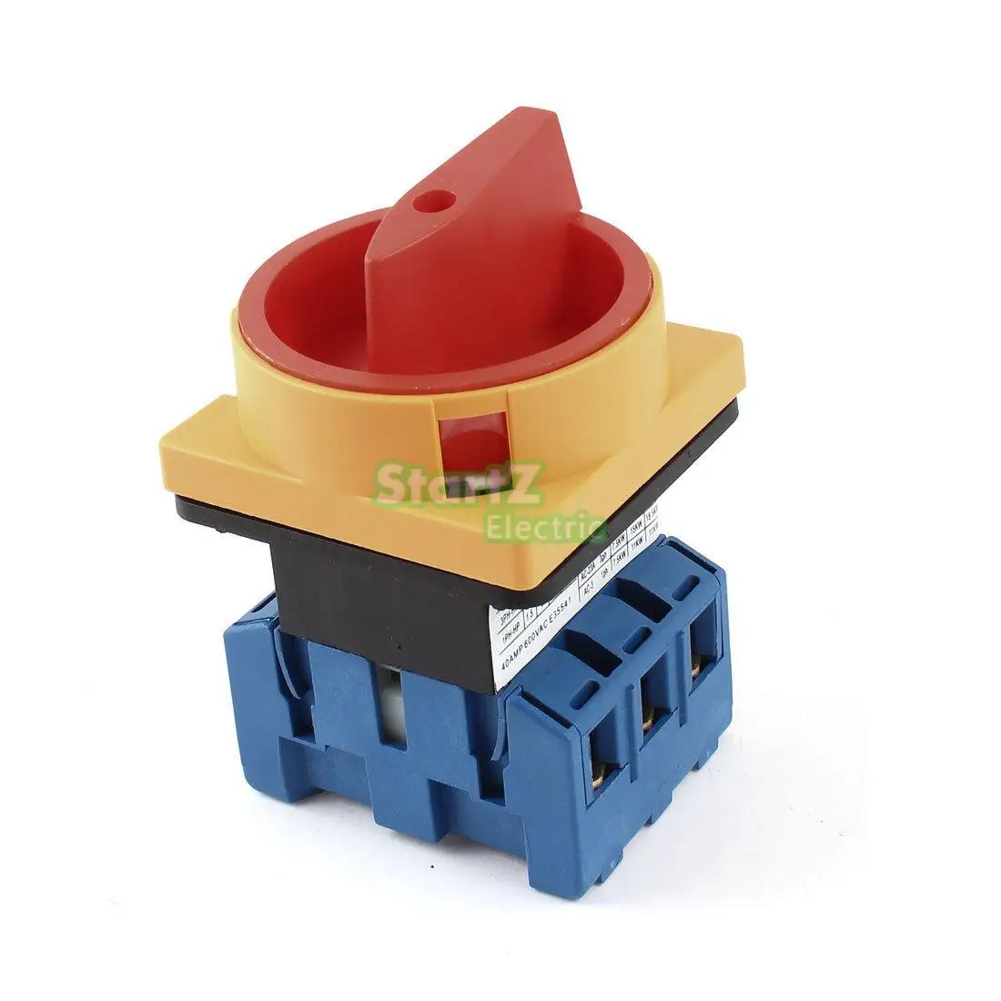 

On/Off Position 6 Terminals Rotary Cam Changeover Switch AC 600V 40A