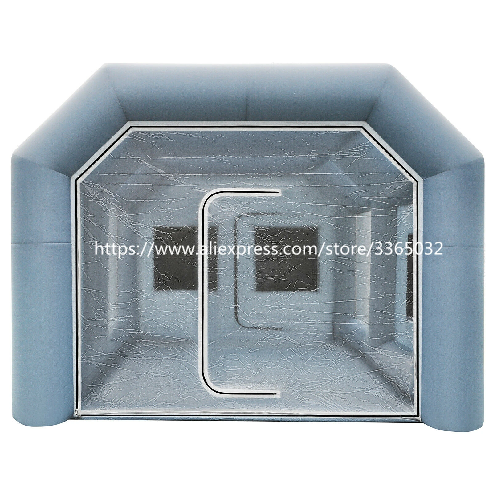 Надувная автомобильная палатка с распылителем портативная для покраски