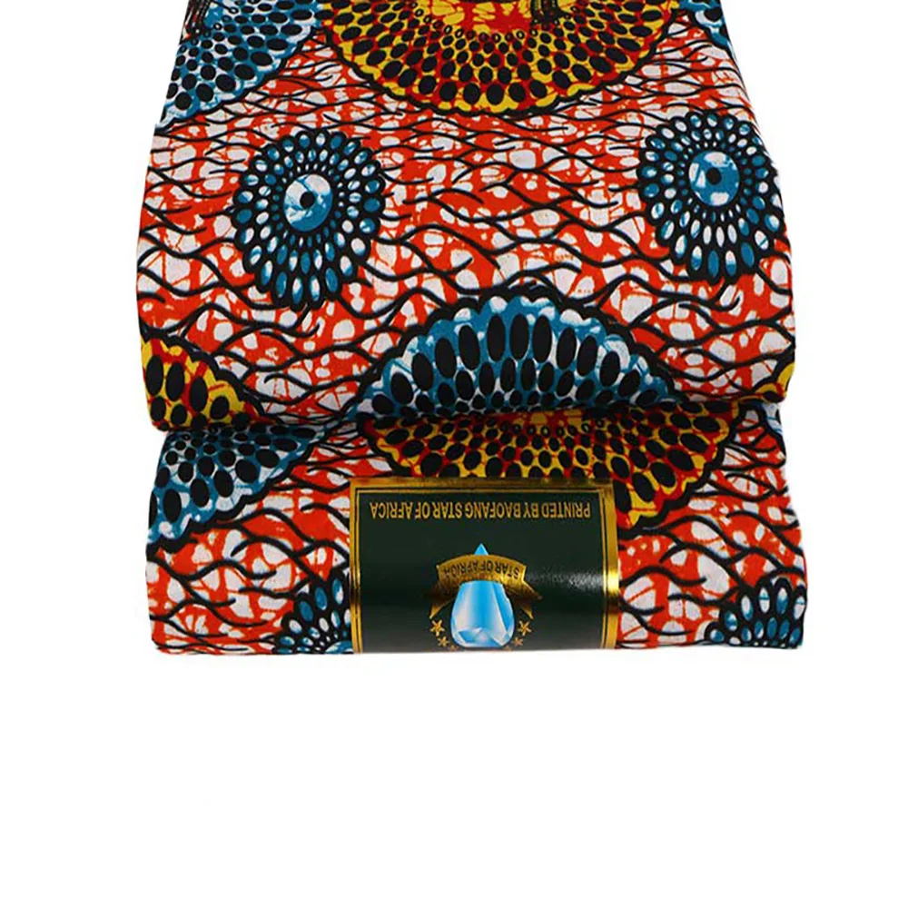 Анкара африканская ткань для вечеринки платье абстрактная вощеная принтом