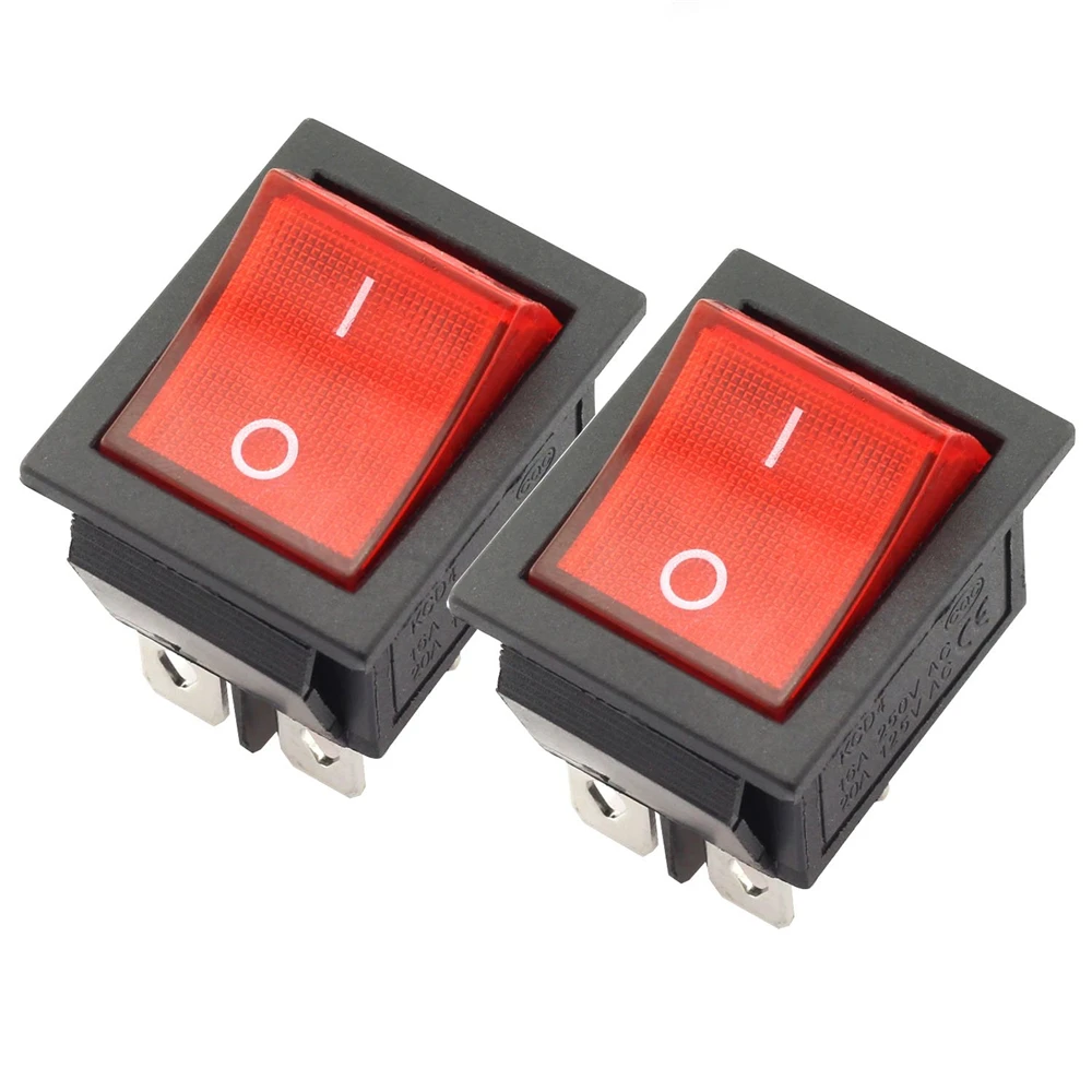 KCD4 DPST вкл.-ВЫКЛ. 4 Pin/6 PinTerminals кулисный переключатель лодки 15A/20A AC 250 V/125 V |