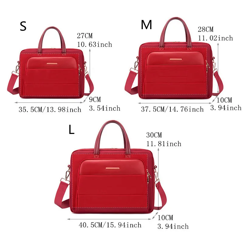 Fashion Briefcases Laptop Bag Case Women Men Travel Document Organizer Shoulder Business Ipad Phone Notebook Storage Handbag