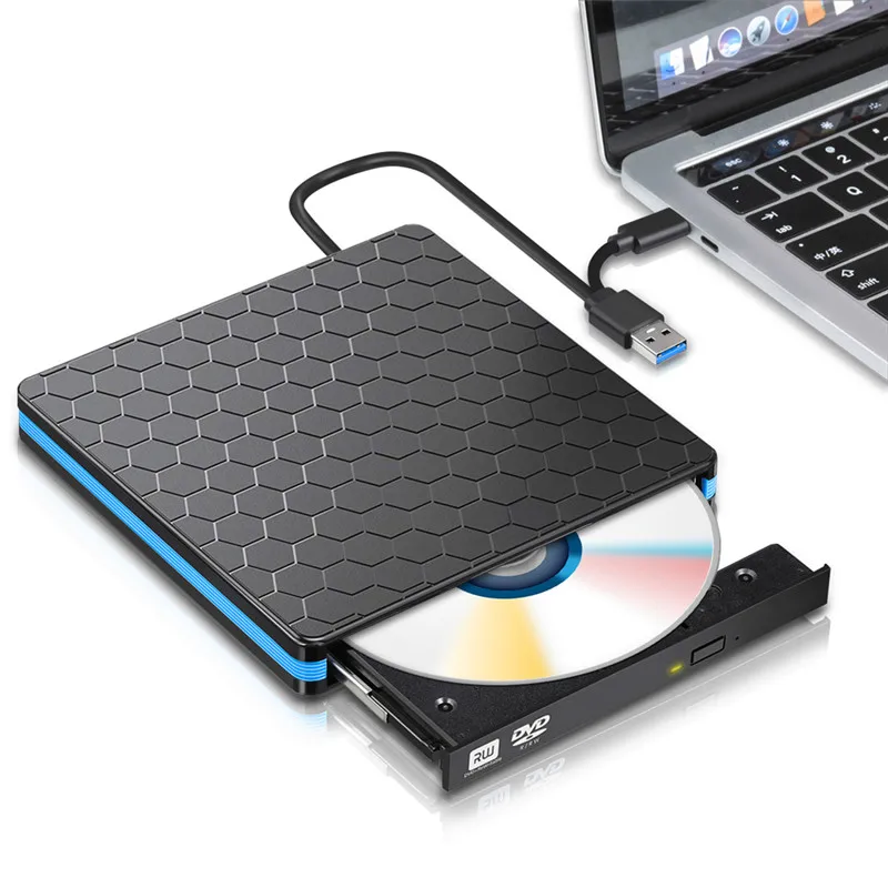 External Optical Drive TYPE-C USB3.0 2 In 1 CD/DVD/VCD Burner Player Reader RW Portable | Компьютеры и офис