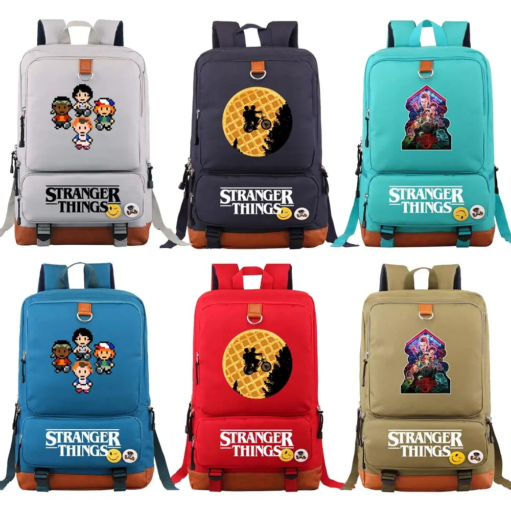 Школьный ранец Demogorgon для мальчиков и девочек рюкзак учеников студентов с