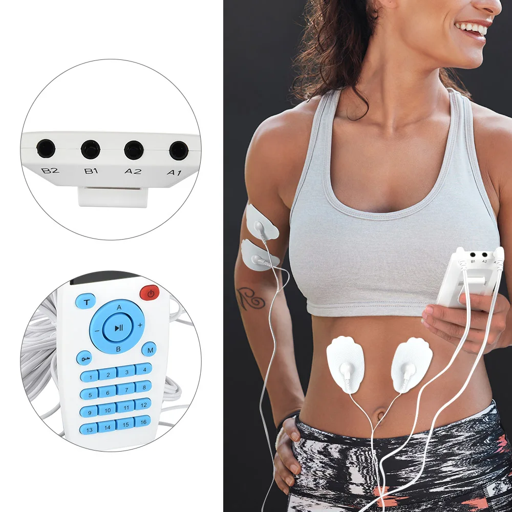 

TENS Therapy Massager Electric EMS Nerve Muscle Stimulator Body Massage Device Electronic Low Frequency Physiotherapy Treatment