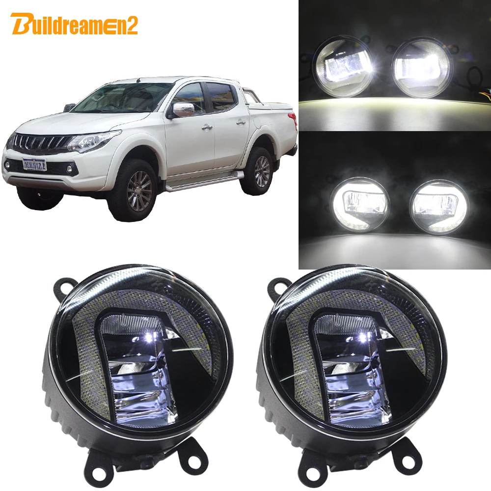 Buildreamen2 автомобиля H11 LED проектора передние противотуманные фары светильник +