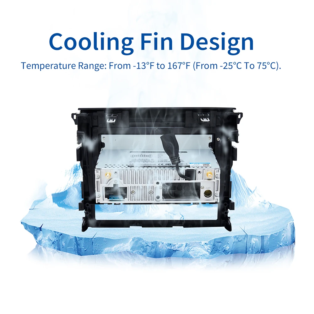 

Roadnavi 10.2" IPS 1 Din Android 10 Car Stereo for Toyota Land Cruiser 2016 GPS Navigation DSP HDMI