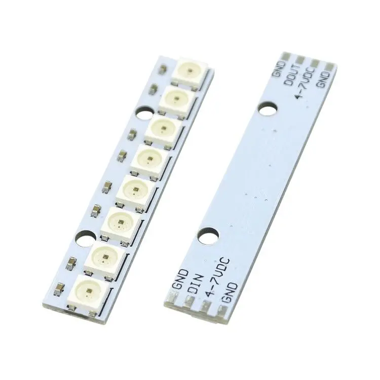 WS2812 5050 цветная (RGB) встроенный светодиодный 8 красочный модуль | Электронные