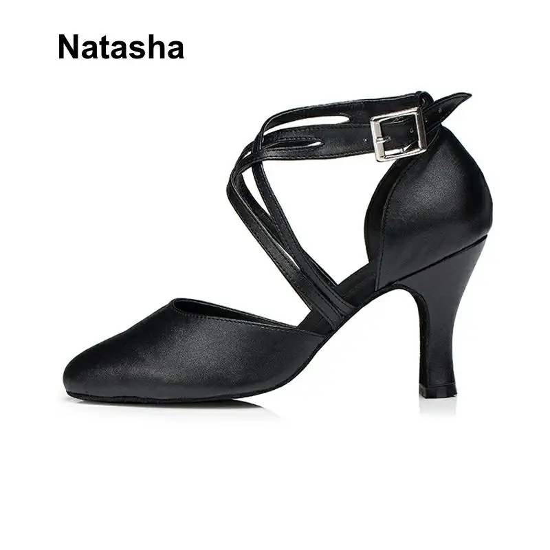 Мужские кожаные туфли для танцев Ms. Tasha танцевальные на высоком каблуке | Спорт и